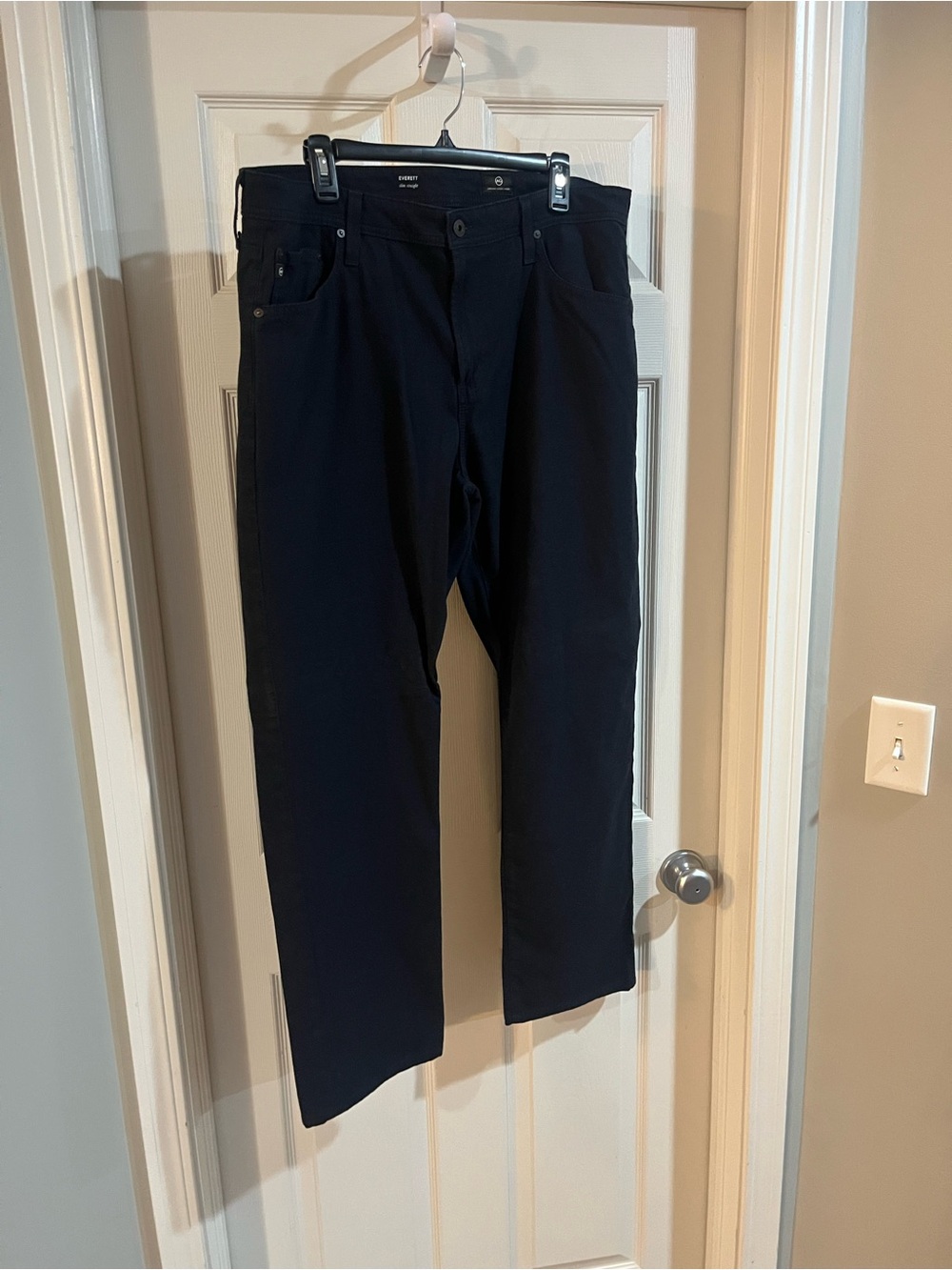 Ag Adriano Goldschmied Men's Navy Slim Jeans
